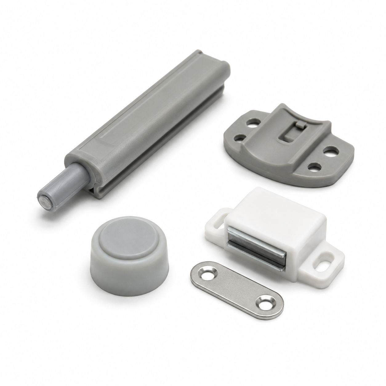 Tlumiče, dorazy a magnety