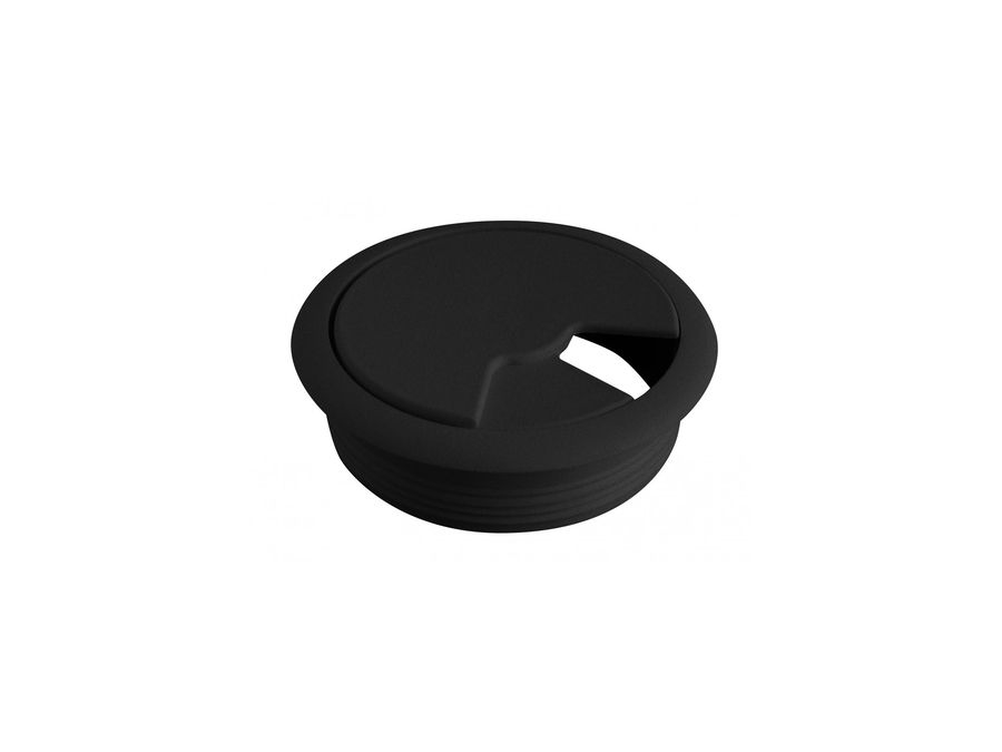 Průchodka kab. pr. 60 mm uzavíratelná černá