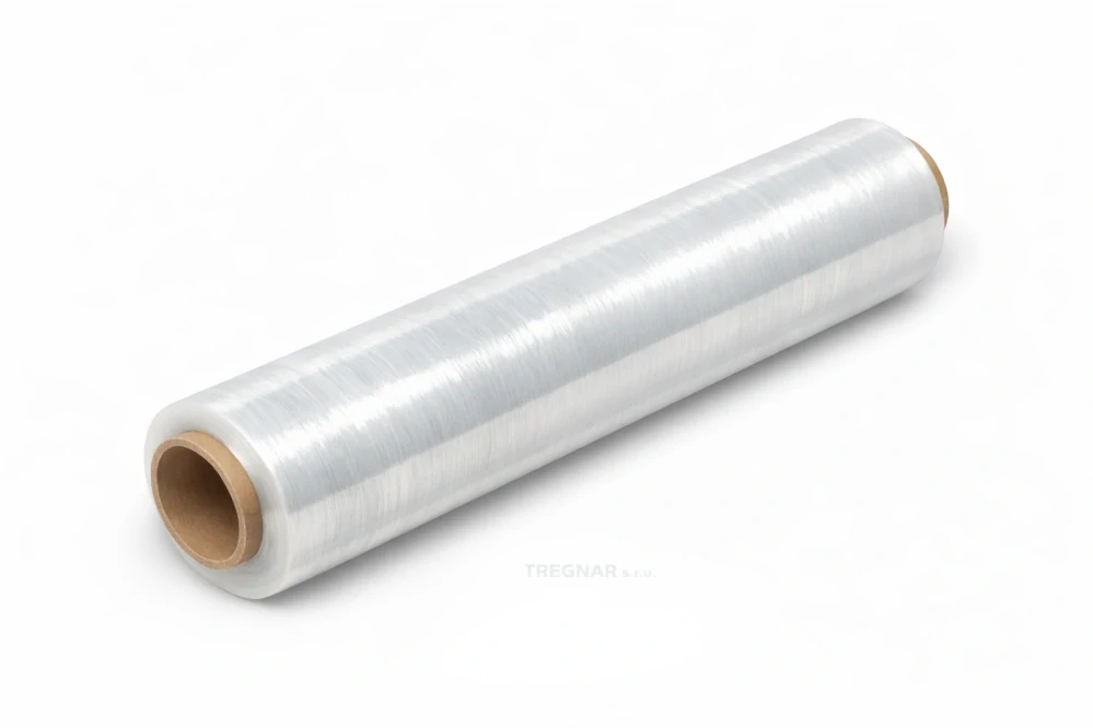 Fixační/stretch fólie ruční 500mm, 23my, 2,1 kg brutto, dutinka 680g, karton 6ks