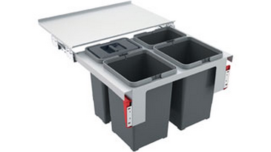 Odpadkový koš FRANKE GARBO 60-4 2 × 8 l, 2 × 12 l