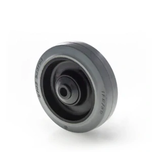 Průmyslové pojezdové kolo/kolečko s elastickou pryží 125 mm, otvor 8 mm, nosnost 250 kg