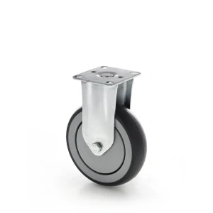 Přístrojová kladka pevná/kolečko pevné 125 mm s deskou, nosnost 100 kg
