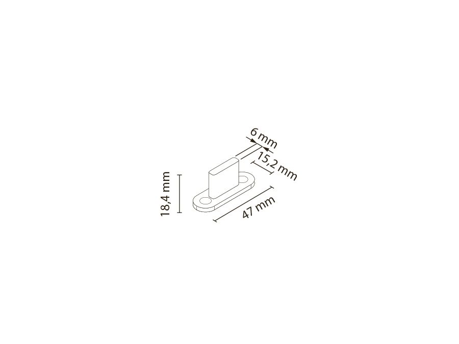 LAGUNA Trn vodicí AO-075 1150 bílý