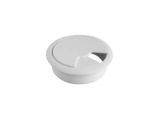 Průchodka kab. pr. 60 mm uzavíratelná bílá