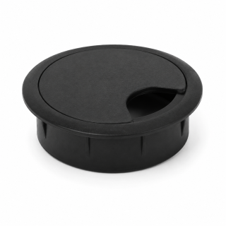 Průchodka kab. pr. 70 mm uzavíratelná černá